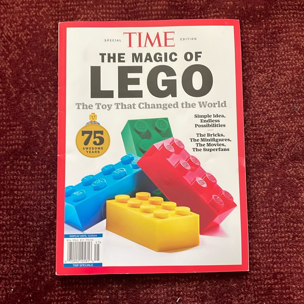 Special Edition Time Magazine 2024 THE MAGIC OF LEGO - 75 Awesome Years
